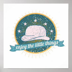 Poster Desfrute das pequenas coisas