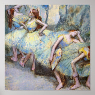 Póster Desgaseifique os dançarinos de balé impressionis