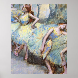 Póster Desgaseifique os dançarinos de balé impressionis