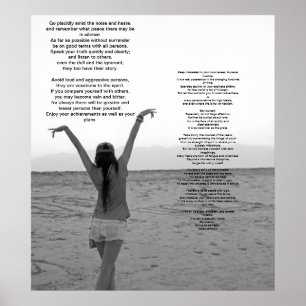 Póster Desiderata