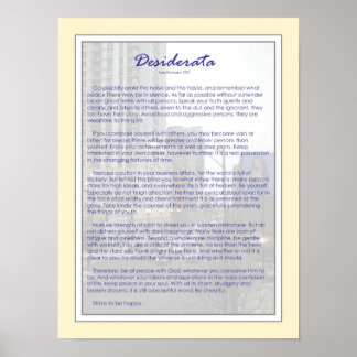 Poster Desiderata