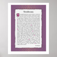 Desiderata - Escolhas désirées - poème