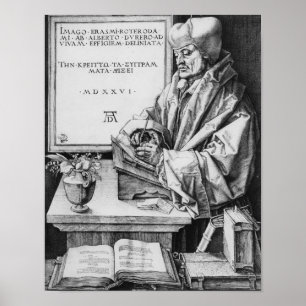 Poster Desiderius Erasmus de Rotterdam, 1526