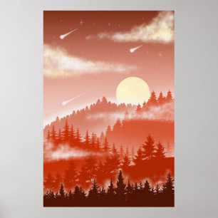 Poster design abstrato