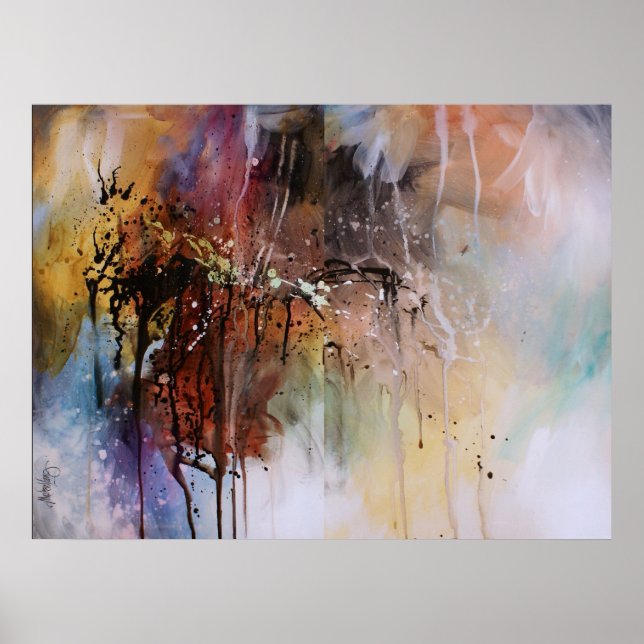 Poster Design abstrato (Frente)