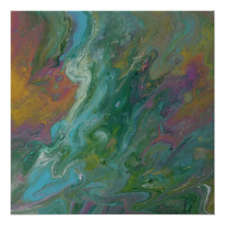 Póster Design abstrato arte moderna Poster brilhante