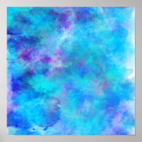Design Abstrato Azul Icy