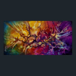 Póster Design abstrato c521<br><div class="desc">Imagem de uma pintura M.Lang original 24 x 48</div>