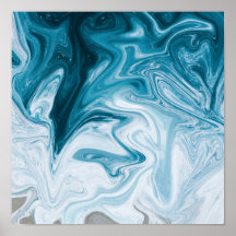 Design abstrato das ondas de praia azul