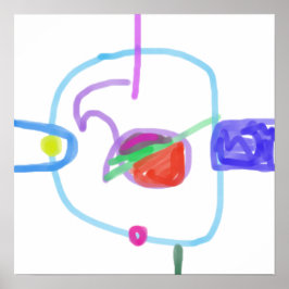 Poster Design abstrato de reprodução