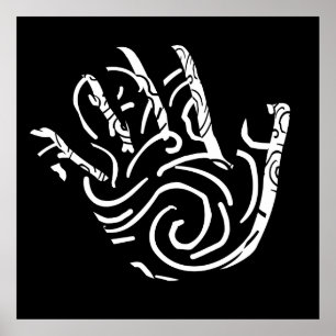 Poster design abstrato moderno