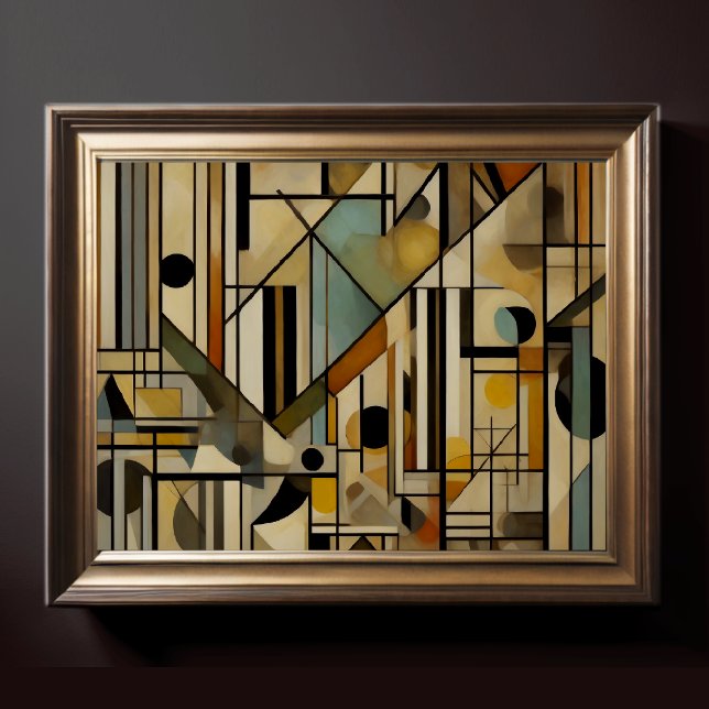 Poster Design Abstrato Moderno 4:5 (Criador carregado)