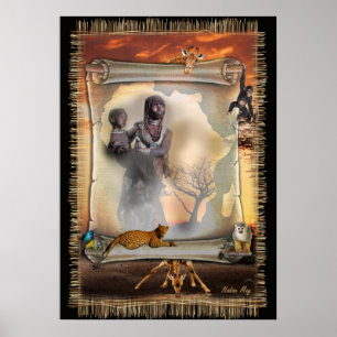 Poster Design africano