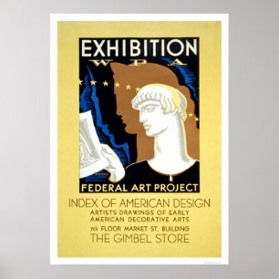 Póster Design americano WPA 1936