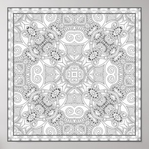 Póster Design bonito Zendoodle 2