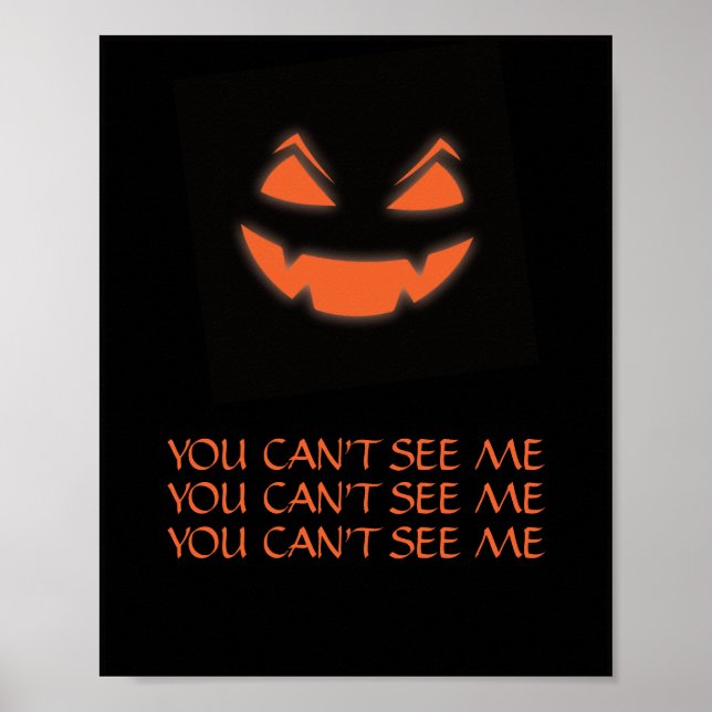 Poster Design brilhante Jack O Lanterna Halloween Spooky (Frente)