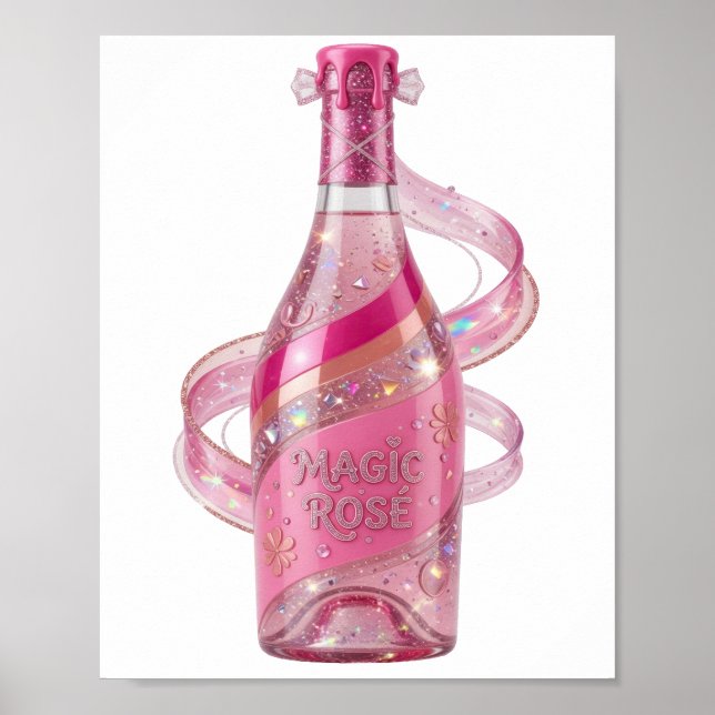 Poster Design Clássico em Prata MAGIC ROS (Frente)