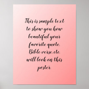 Poster Design cor-de-rosa para aspas