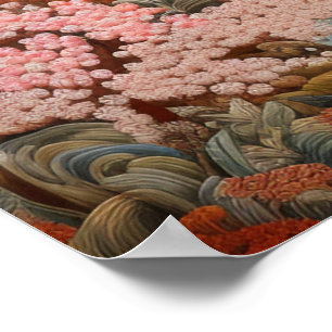 Poster Design da arte tradicional japonesa de arte legant