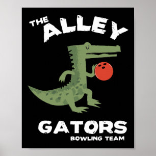 Poster Design da Boliche de Garradores de beco