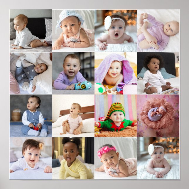 Poster Design da Sua Própria Colagem de Fotos 16 (Frente)