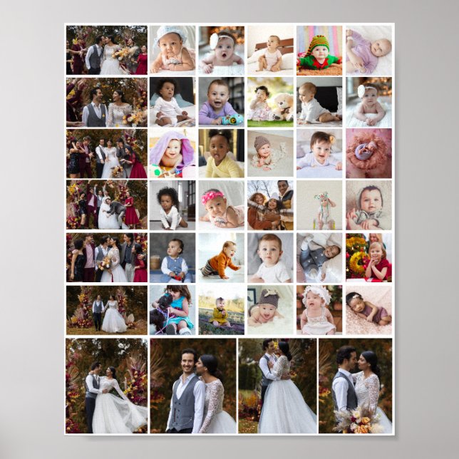 Poster Design da Sua Própria Colagem de Fotos 40 (Frente)