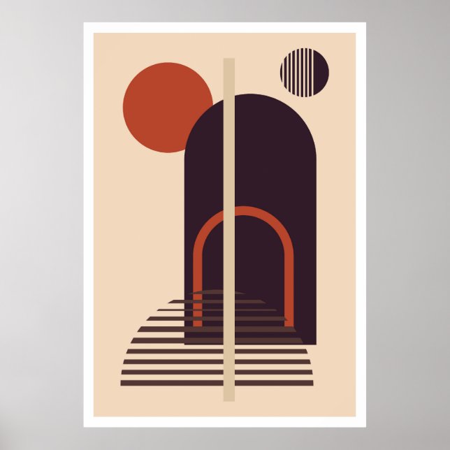 Poster design de abstrato (Frente)
