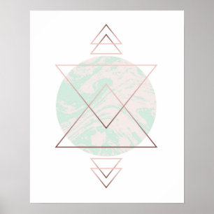 Poster Design de Abstrato de arte geométrica