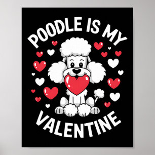 Poster Design de Amor de Cachorrinho Fofo de São Valentão