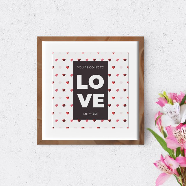 Poster Design de amor simples e elegante (Criador carregado)