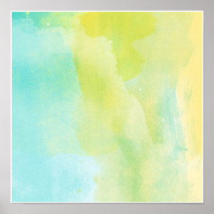 Poster design de aquarela abstrato