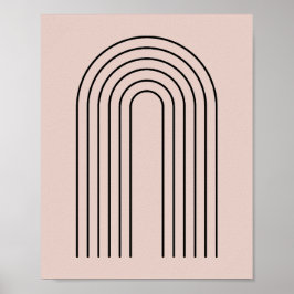 Poster Design de Arca Negra Minimalista