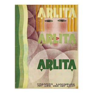 Póster Design de Arte para Arlita por Rene Magaritte