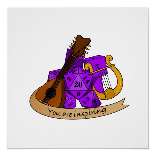 Póster Design de Bard Dice (Frente)