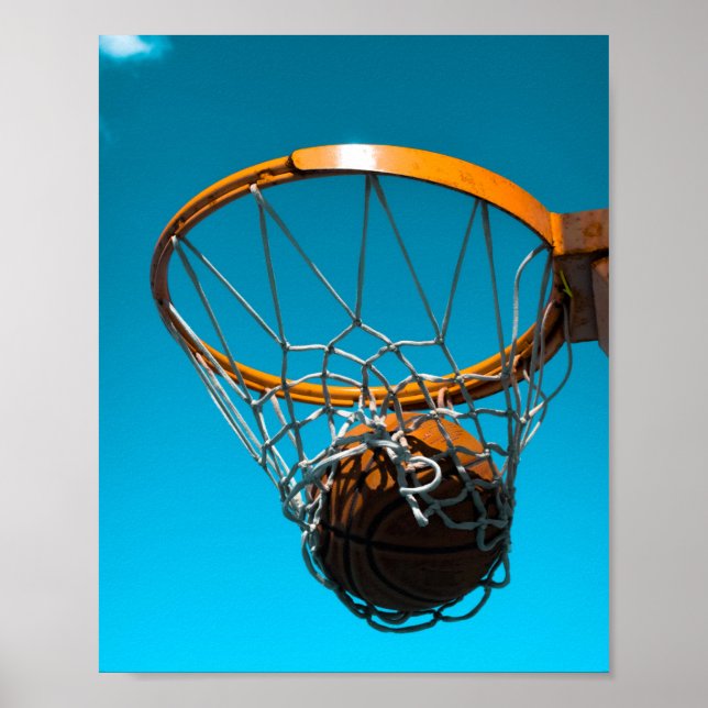 Poster Design de basquete incrível (Frente)