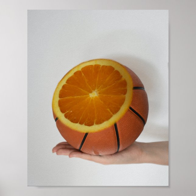 Poster Design de basquete legal (Frente)