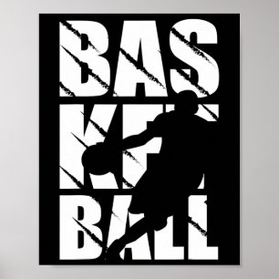 Poster Design de basquete para jogador de basquete e cest