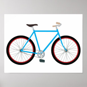 Poster Design de bicicleta