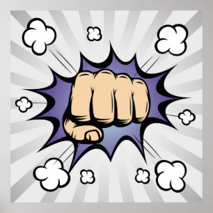 Poster design de bolhas de quadrinhos de pop. Ilustração