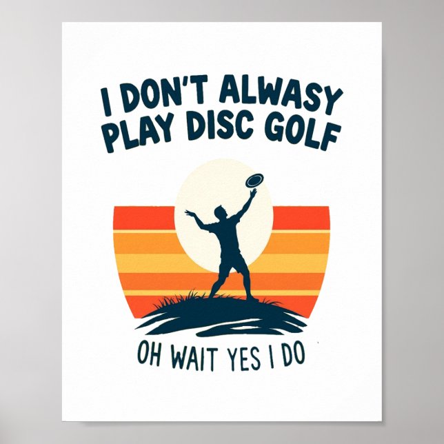 Poster Design de Camisa de Camisa de Golfe de Disco (Frente)