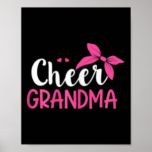 Poster Design de Cheerleading para uma Vovó Cheer