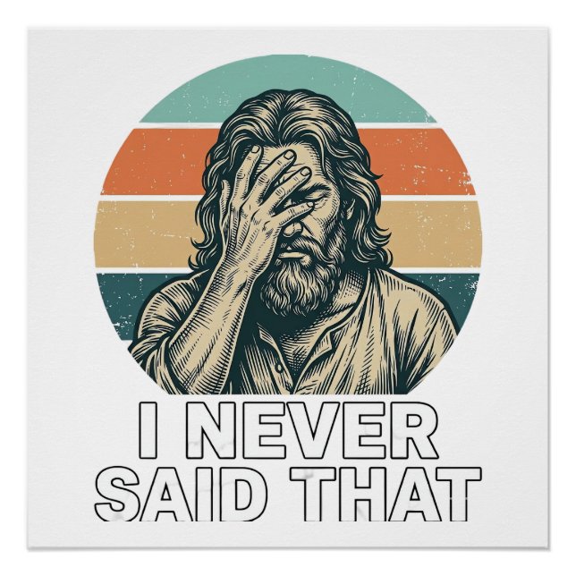 Póster Design de Citação de Gravação Antiga Facepalm Engr (Frente)