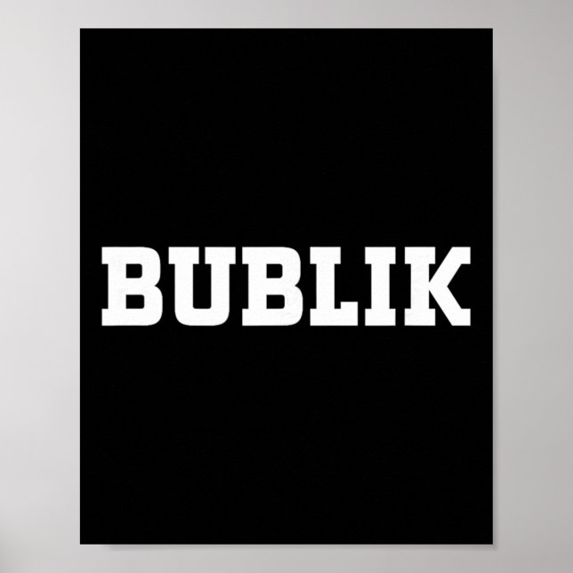 Poster Design de Comida Bublik Para Homens Mulheres Crian (Frente)