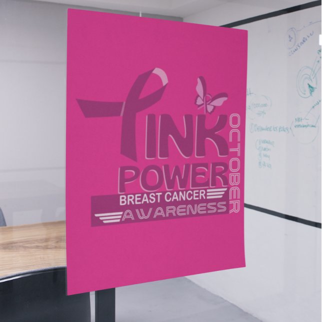 Poster Design de Consciência do Cancer de Power-Breast ro (Criador carregado)