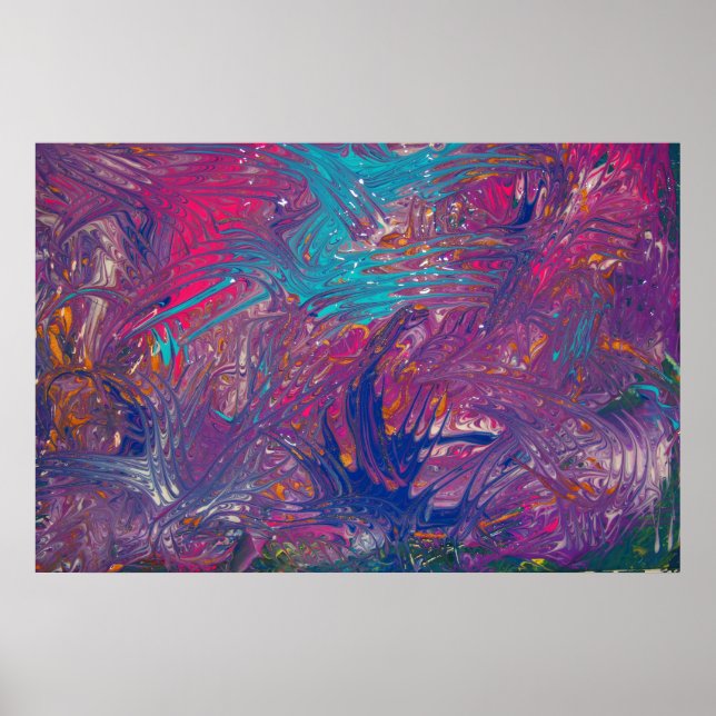 Poster Design de cores do Vortex (Frente)