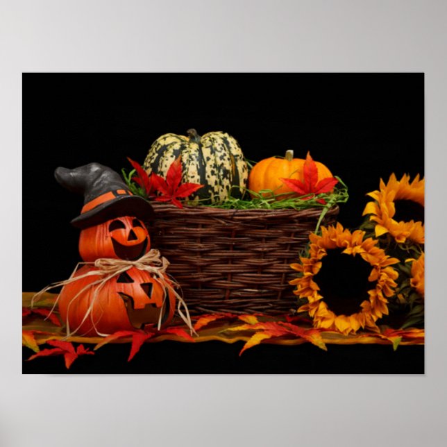 Poster Design de Dia das Bruxas Escuro (Frente)