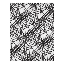 Póster Design de Efeito de Malha em Linha Preta