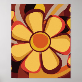 Poster Design de espiral retro-plural a frio