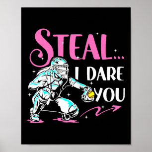 Poster Design de Esportes de Softll Catcher - Jogador de