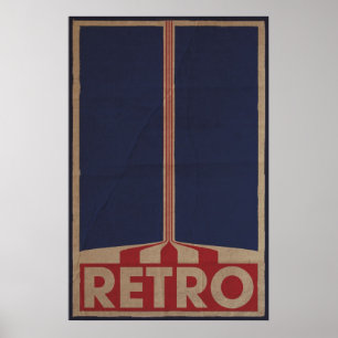 Póster Design de Estilo Retroativo